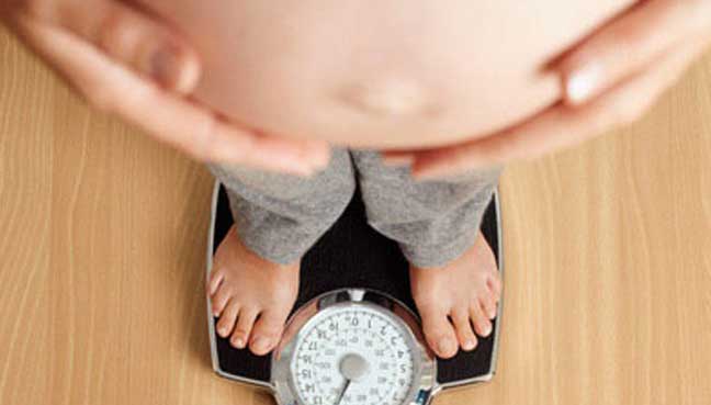 اضافه وزن در دوران بارداری 